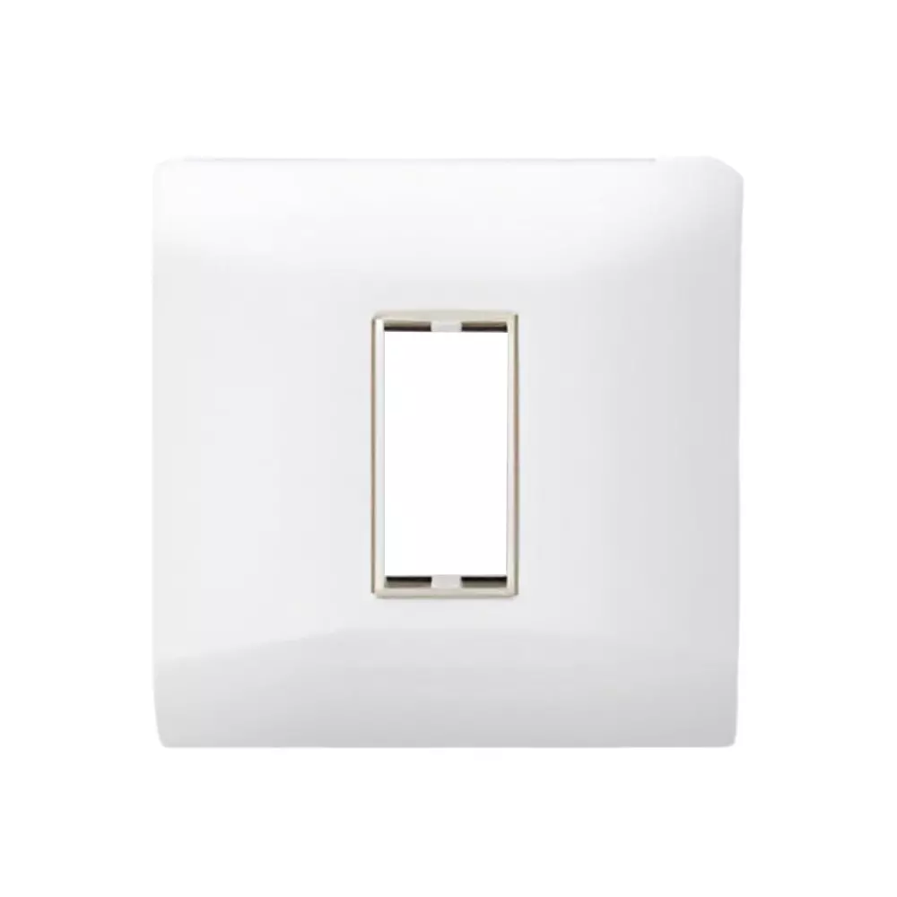 Cona Sleekwood Modular Plate White 1 Module, SWN 1101 (Pack of 10)