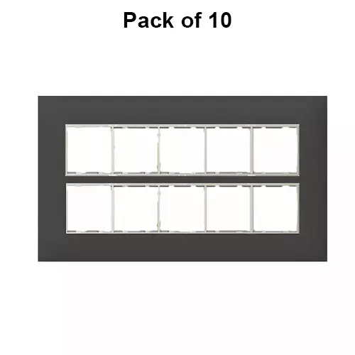 Cona Sleekwood Modular Plate Black 20 Modules, SWN 1120 (Pack of 10)