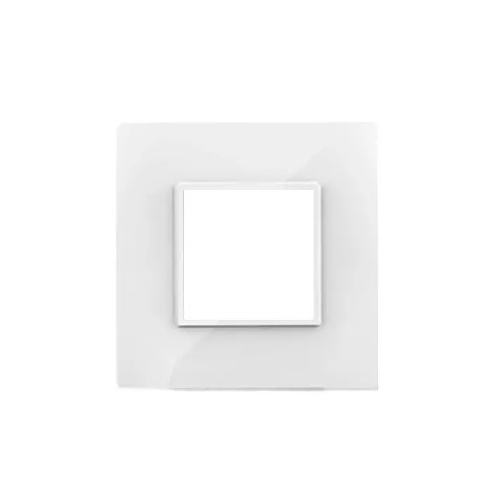 Cona Silque Modular Metal Plate White 2 Modules, ORM 1102 (Pack of 10)