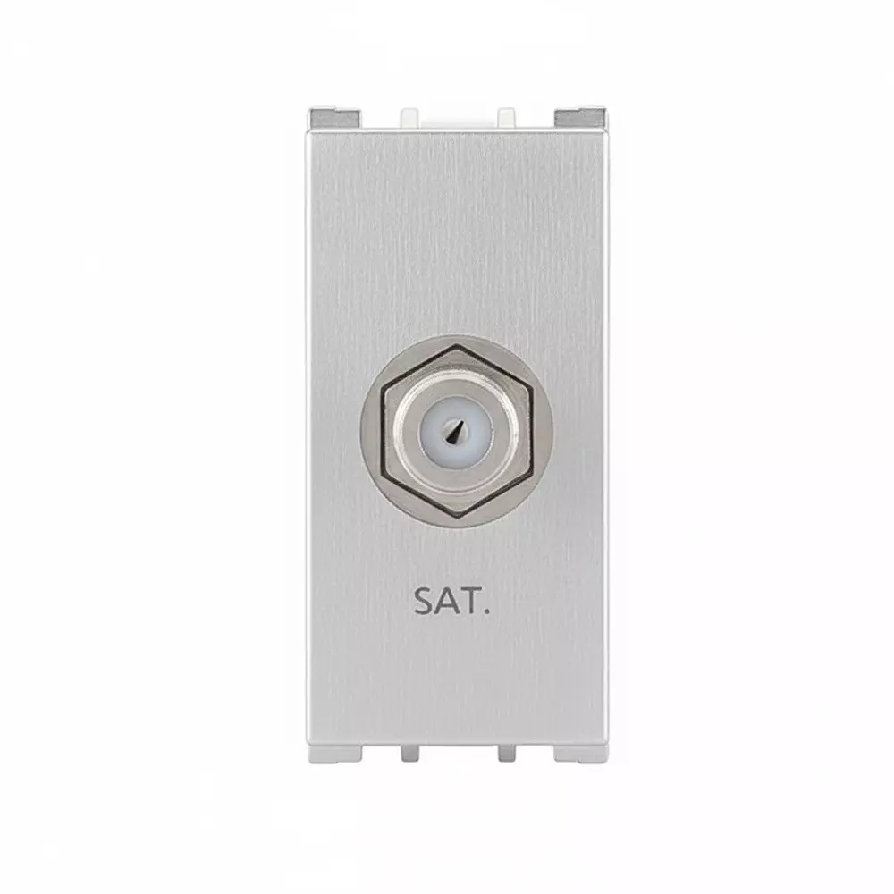 Anchor Roma Urban Support Modules Satellite Socket Silver for Homes, Offices & Commercial Use, 66608S