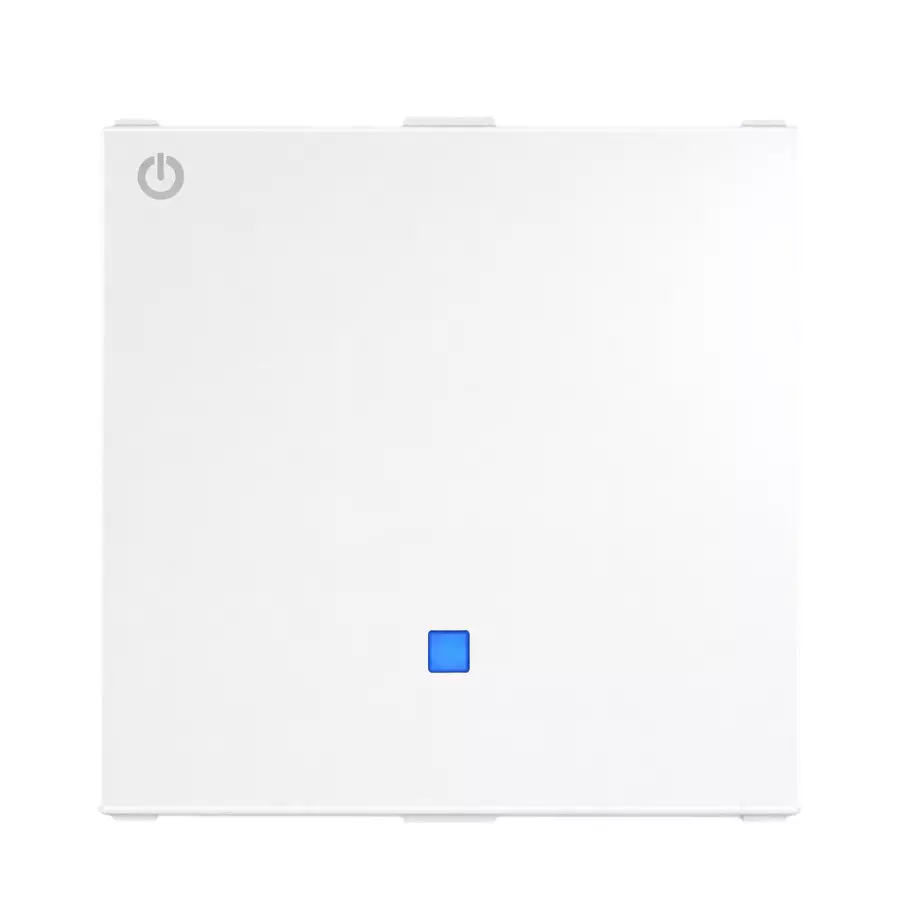 Anchor Roma Urban Smart Touch Switch 2 Module 16 A 1 Channel White PVC Plastic for Industrial Use, 71016