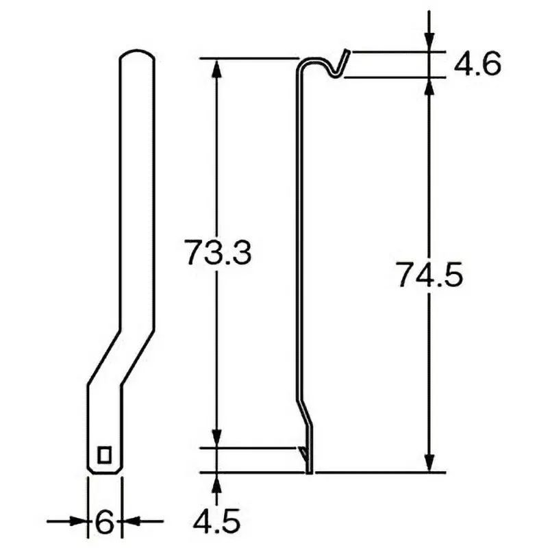 Omron Shared Socket Holding Bracket for Round Socket, PFC-A6 (Pack of 2)