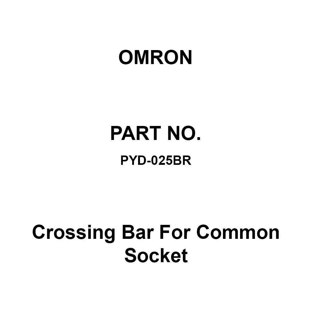 Omron Connecting Bar For Shared Socket Red Color PYF Series