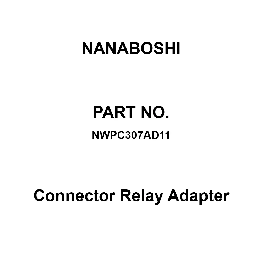 Nanaboshi Connector Relay Adapter, NWPC307AD11