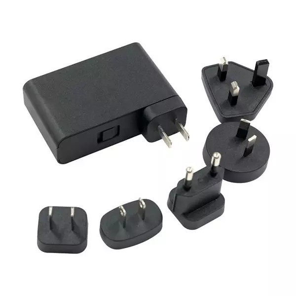 DELTA ELECTRONICS Interchangeable Plug Wall Mount 1 Output 100 VAC to 240 VAC, MDS-030AAC12 AB