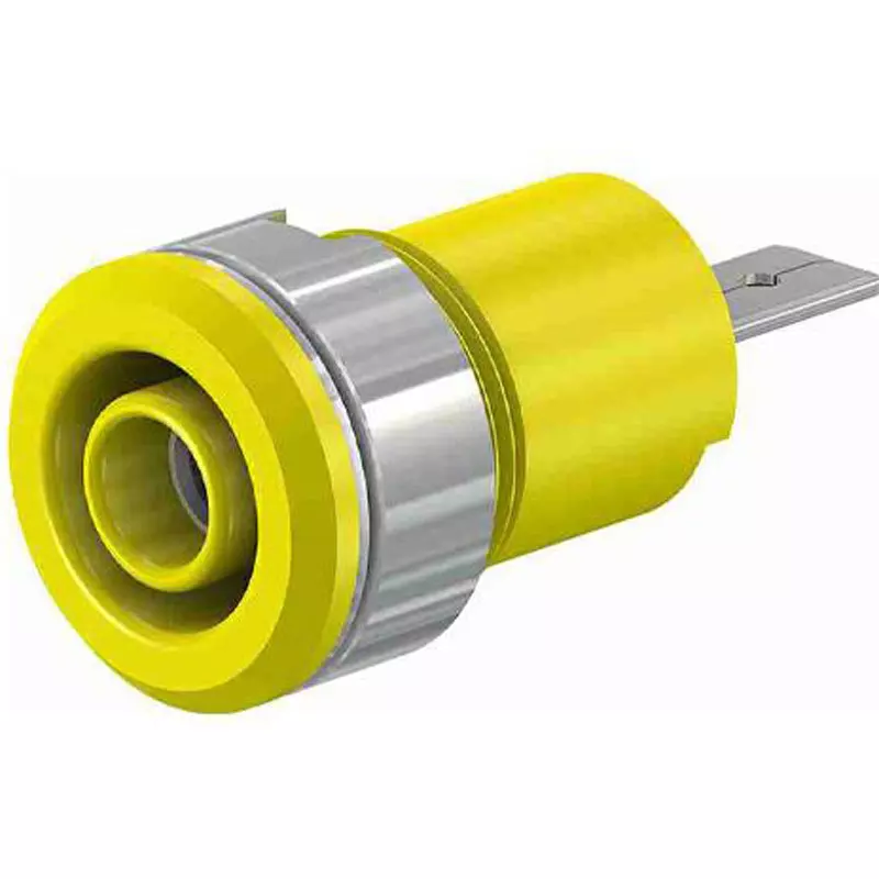 Esco Panel Mount Socket 1000 V, CAT III 600 V, CAT IV Rated Voltage 24 A Rated Current Φ4 mm Compatible Plug, EA940DP-544