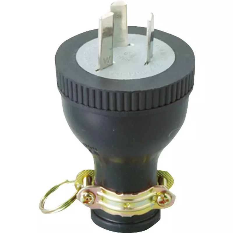 TRUSCO Rubber Plug 250 V Rated Voltage 15 A Rated Current 2 CT0.75 to 2 VCT1.25.2 Suitable Wire, TMP2523