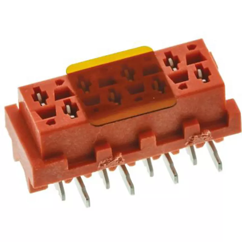 TE CONNECTIVITY PCB Socket Solder Connection 8 Pole, 7-188275-8 (Pack of 900)