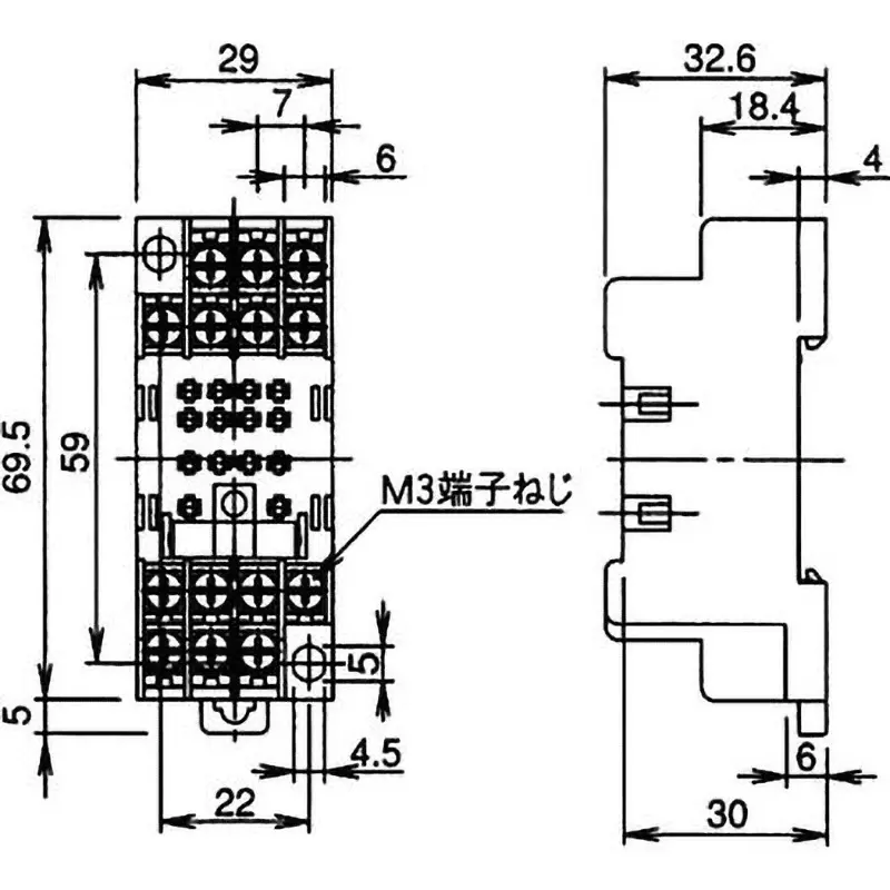 Ubon Relay Socket Relay socket Type UL, C-UL certification and CE marking compliant Applicable Standard, SK4-14