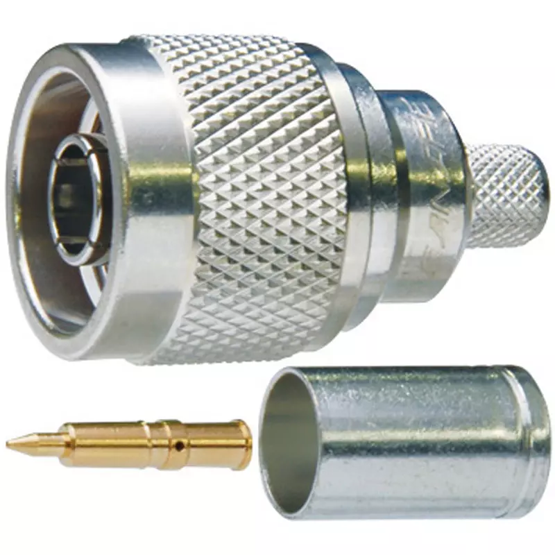 Canare Electric Crimp Type N Plug L-5D2W, 5D-2 W Suitable Cable, NP-C51 ROHS