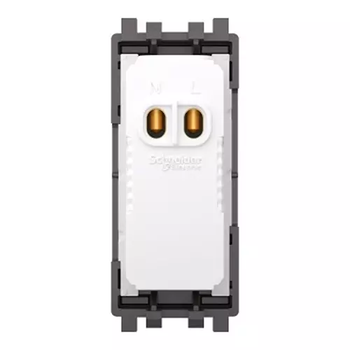 Schneider Electric Zencilo A+C Type USB Charger Port 1 Module 2.4 Amp White, IN8431ACUSB_WE