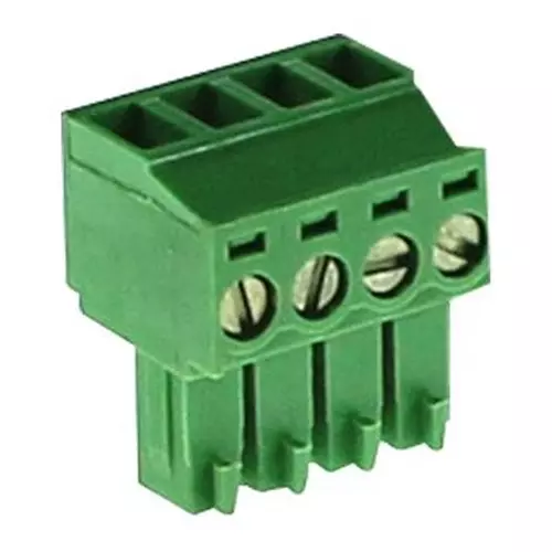 CAMDENBOSS Terminal Block, Pluggable, 4Pos, 16Awg, CTB922HD/4