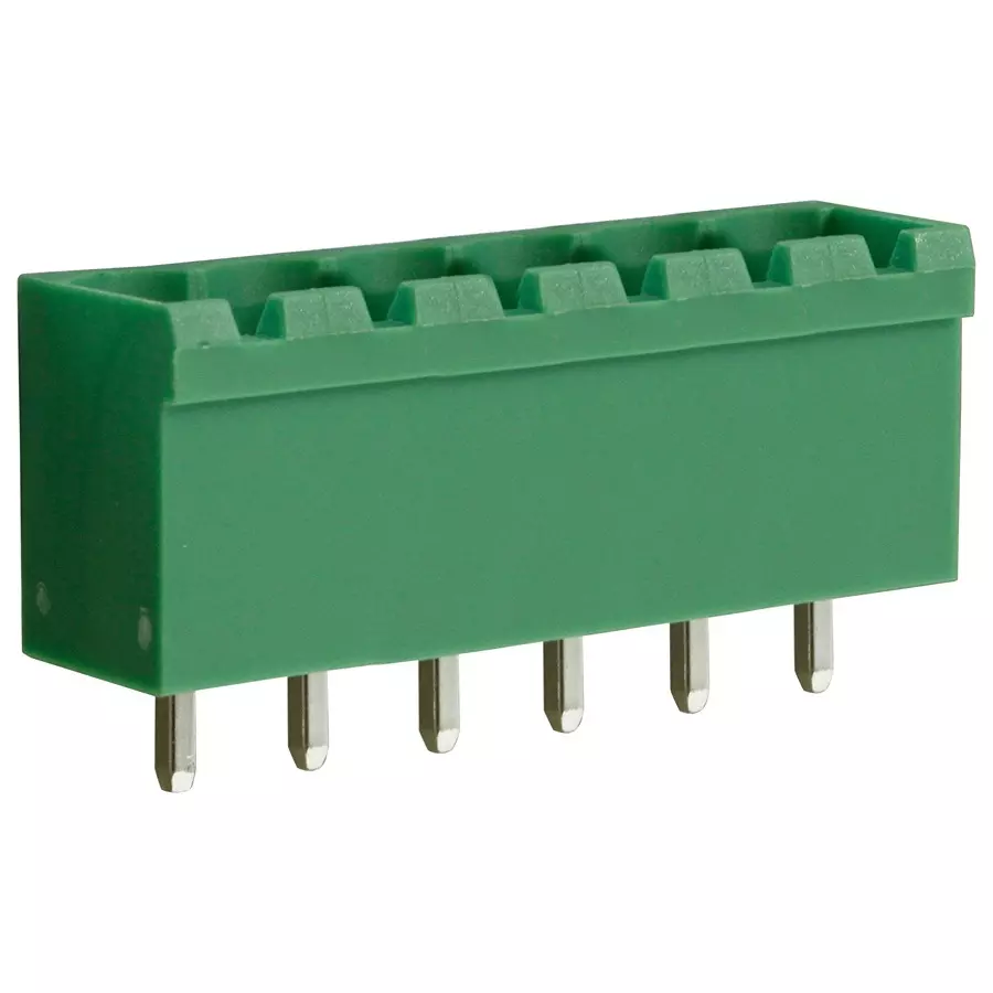 CAMDENBOSS Terminal Block, Header, 6Pos, Th, CTBP9300/6 (Pack of 10)