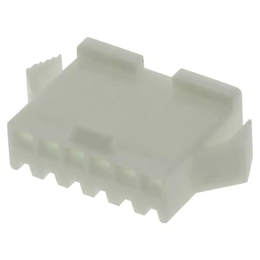 JST (JAPAN SOLDERLESS TERMINALS) Connector Housing, Socket, 6Way, SMP-06V-NC (Pack of 100)