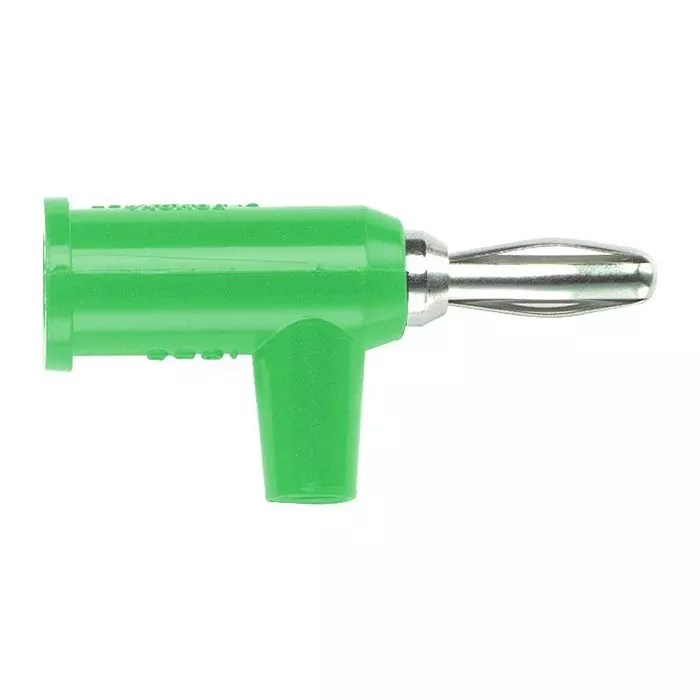 POMONA Banana Plug, Stackup, 15A, Screw, Green, 1825-5 (Pack of 10)