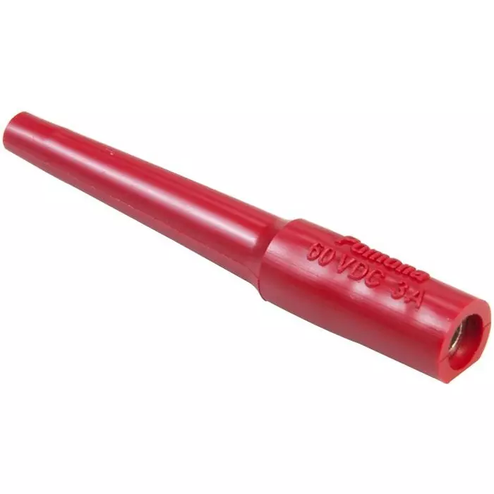 POMONA Adaptor, Banana Jack-12Awg Socket, Red, 3564-2