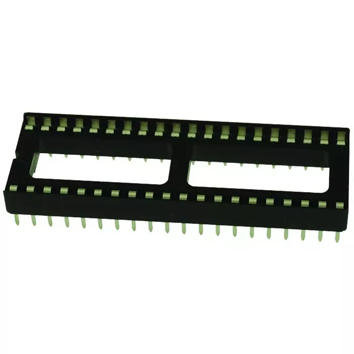 AMPHENOL COMMUNICATIONS SOLUTIONS DIP SOCKET, 40POS, 2ROW, 2.54MM, TH, DILB40P-223TLF