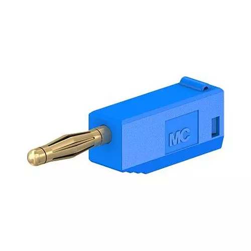 Staubli PLUG, 2MM, BLUE, PK5, 22.1004 + 22.2030-23 (Pack of 5)