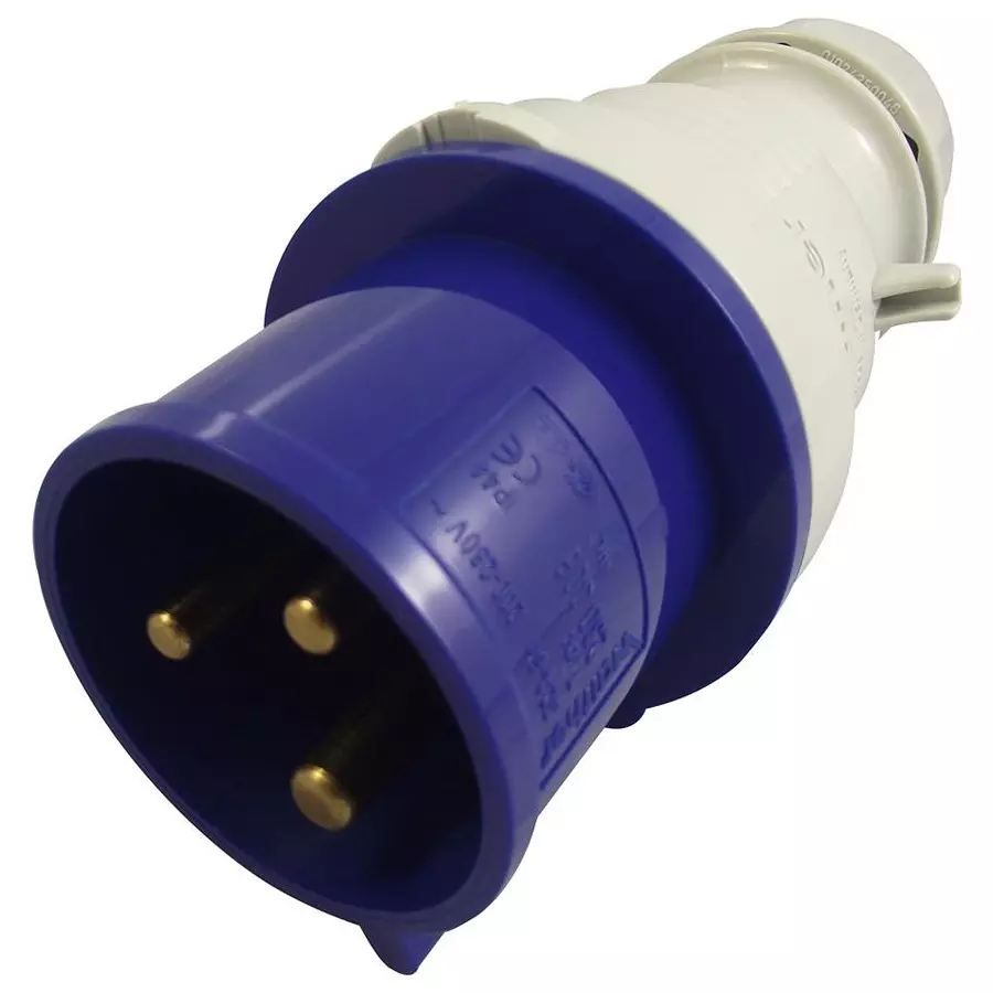 WALTHER Plug, Free, 230V, 32A, 2P+E Way, 230306