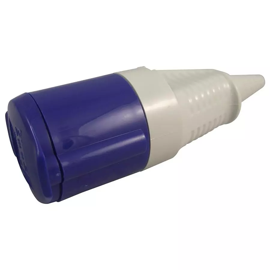 WALTHER Socket, Free, 230V, 16A, 2P+E Way, 310306