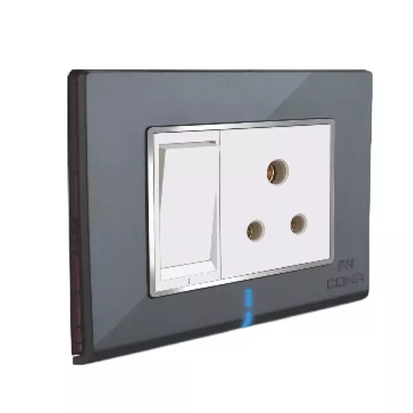 Cona StatuS Modular Plate Atom Grey Polycarbonate