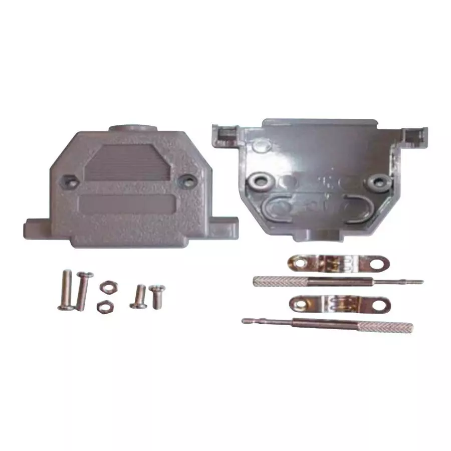 MH CONNECTORS D SUB BACKSHELL, DE, BLACK, 9WAY, MHCCOV-9SC-BK (Pack of 10)