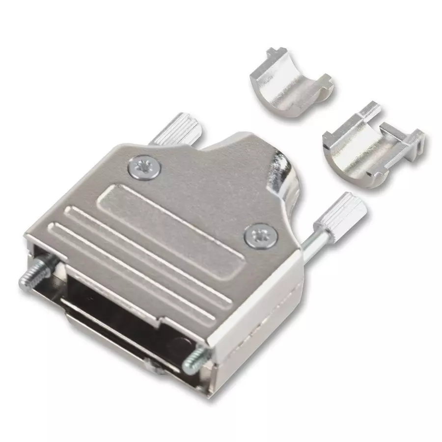 MH CONNECTORS BACKSHELL, D, DIECAST, 37WAY, MHDM-37-K