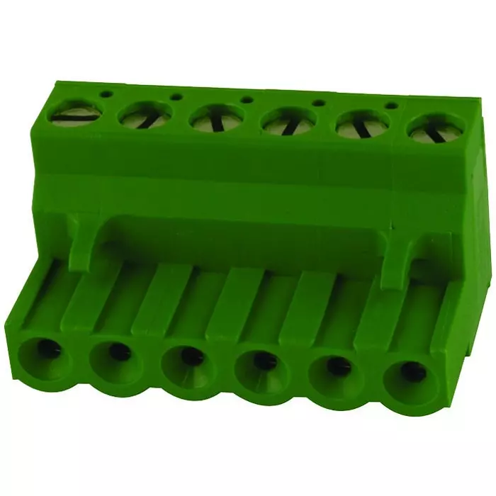 BUCHANAN - TE CONNECTIVITY TERMINAL BLOCK PLUGGABLE, 6 POSITION, 30-12AWG, 796634-6.