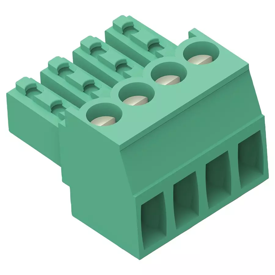 BUCHANAN - TE CONNECTIVITY TERMINAL BLOCK, PLUGGABLE, 5POS, 14AWG, 284506-5.