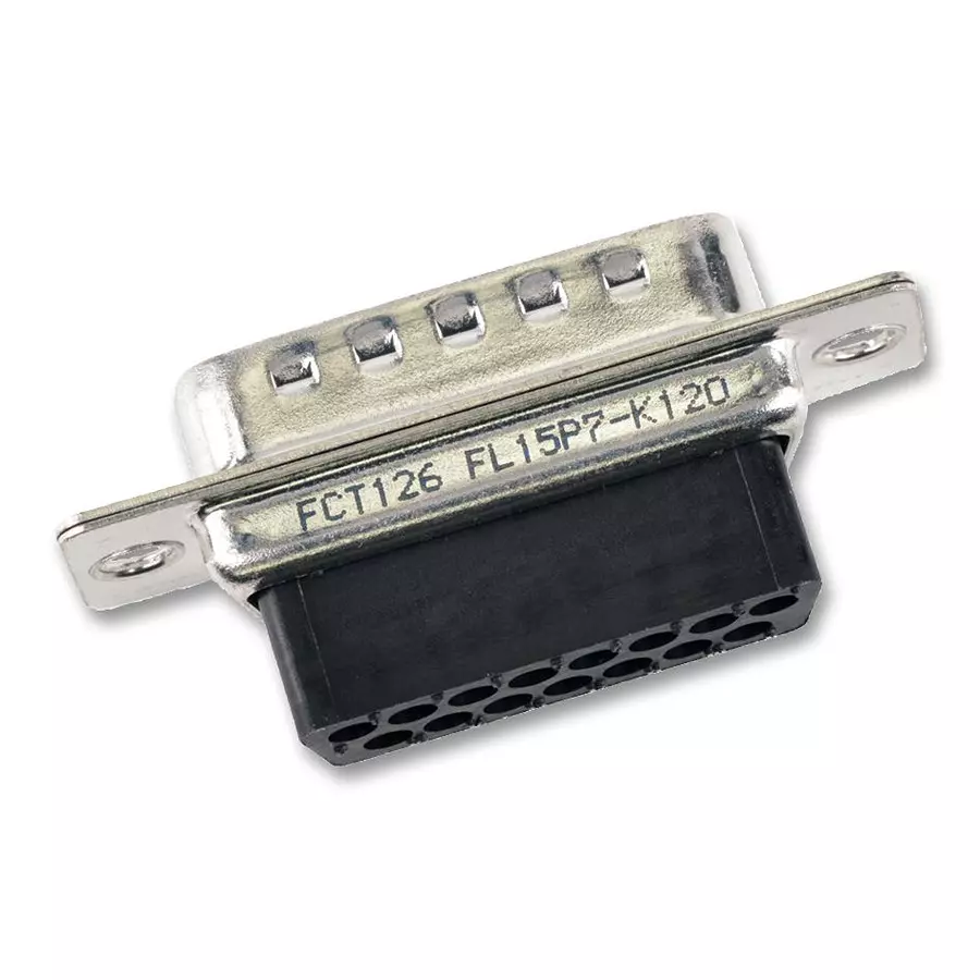 MOLEX / FCT D Sub Housing, Plug, Da, 15Pos, Crimp, 172704-0001