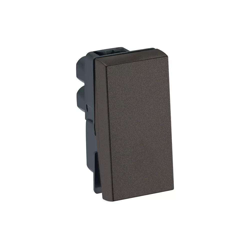 Legrand Switch Myrius Charcoal Grey 6 Amp 1 Module 1 Way, 6794 00