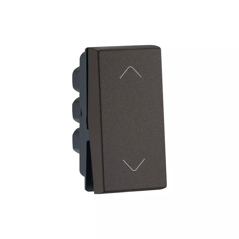 Legrand Switch Myrius Charcoal Grey 6 Amp 1 Module 2 Way, 6794 01