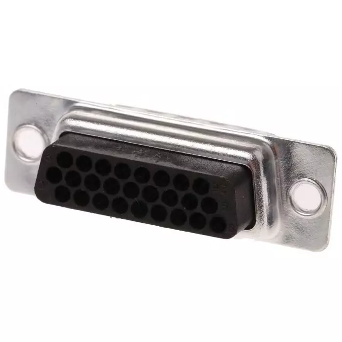 RS Pro 26 Way Cable Mount D-sub Connector Plug 2.29 mm Pitch