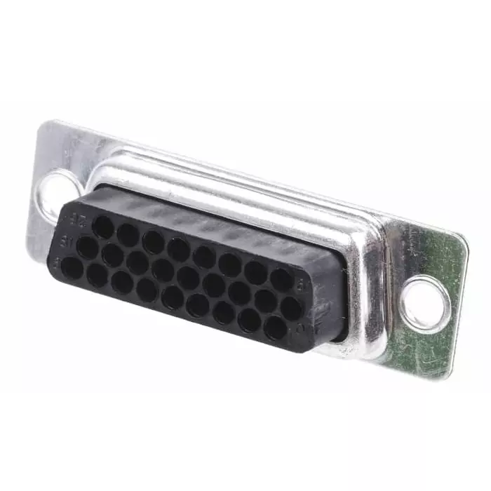 RS Pro 26 Way Cable Mount D-sub Connector Socket 2.29 mm Pitch