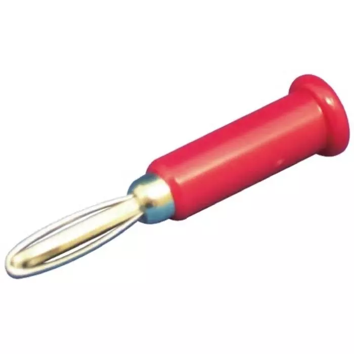Sato Parts Red Male Banana Plug 4 mm Connector Solder Termination 3A 30V, TJ-560-R (Pack of 5)