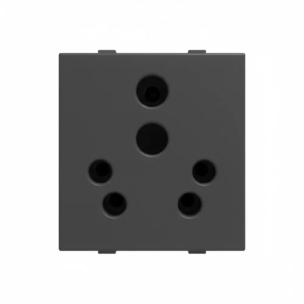 K9 Porcelain Socket 6 Amp / 16 Amp Black, 9616 (Pack of 10)