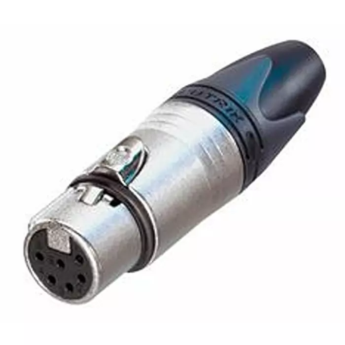 NEUTRIK SOCKET, XLR, 6POLE, NC6FXX