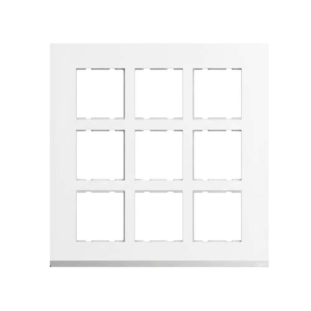 Cona Striqa Modular Plate White 18 Modules, ST 1110 (Pack of 10)