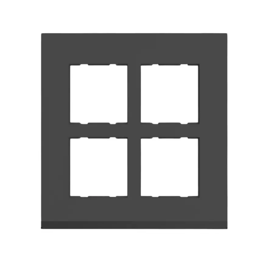 Cona Trimm Modular Plate Black 8 Modules(Square), TMM 1107 (Pack of 10)