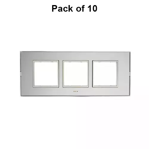Cona Glasglow Modular Plate White 6 Modules, GM 1106 (Pack of 10)