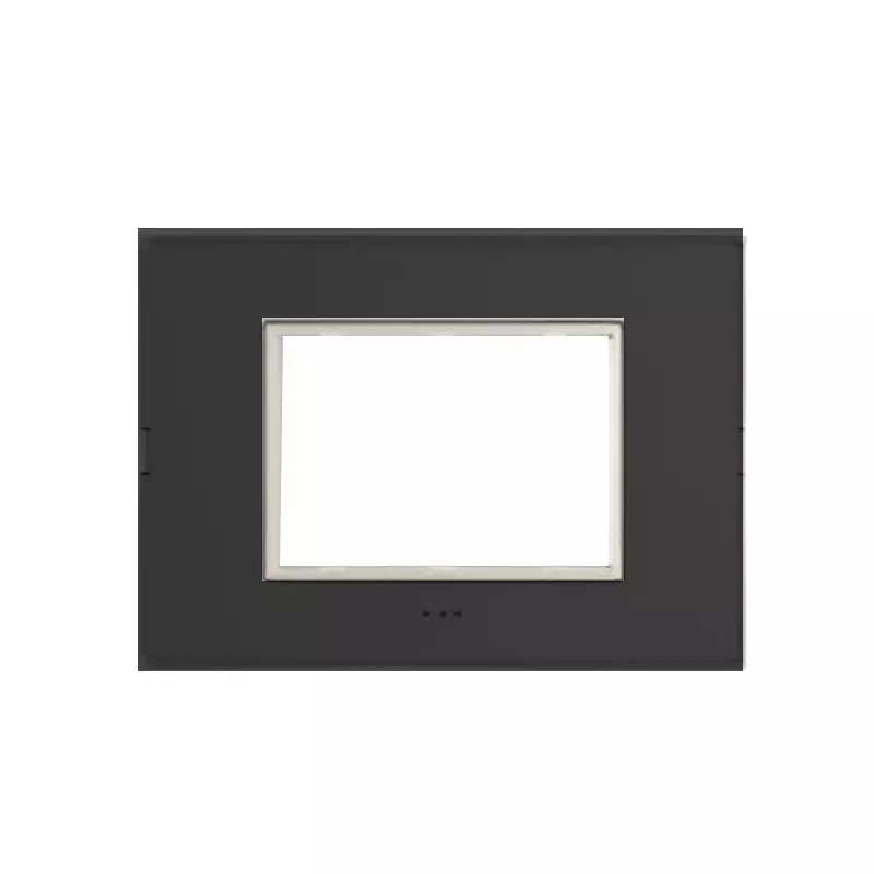 Cona Glasglow Modular Plate Black 3 Modules, GM 1103 (Pack of 10)