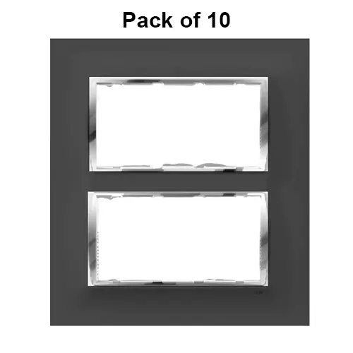 Cona NuGlow Modular Plate Black 8 Modules(Square), MN 1109 (Pack of 10)