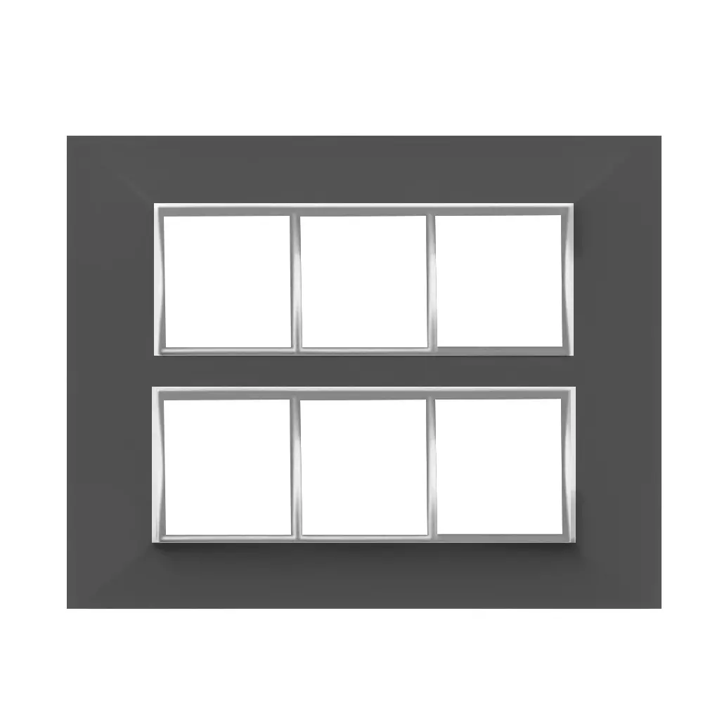 Cona Amaze Modular Plate Black 12 Modules, AW 2208 (Pack of 10)