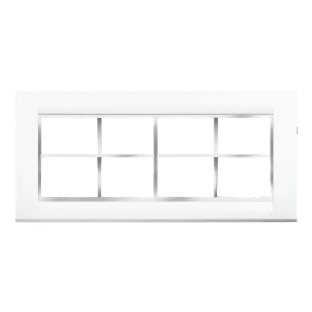 Cona Oliwood Modular Plate White 12 Modules (Vertical) 3 Row, OW 2046 (Pack of 10)