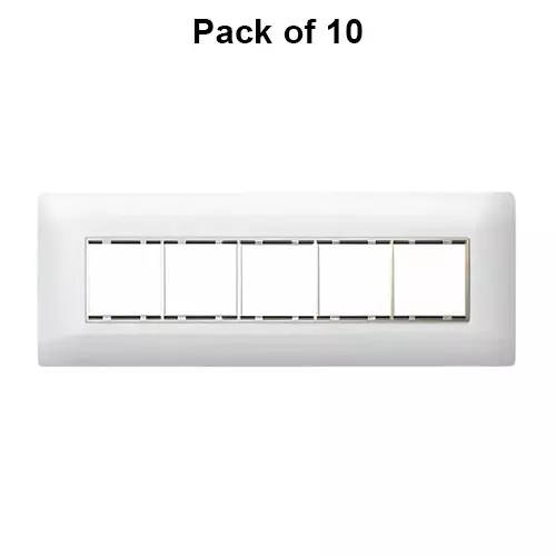 Cona Sleekwood Modular Plate White 10 Modules, SWN 1110 (Pack of 10)