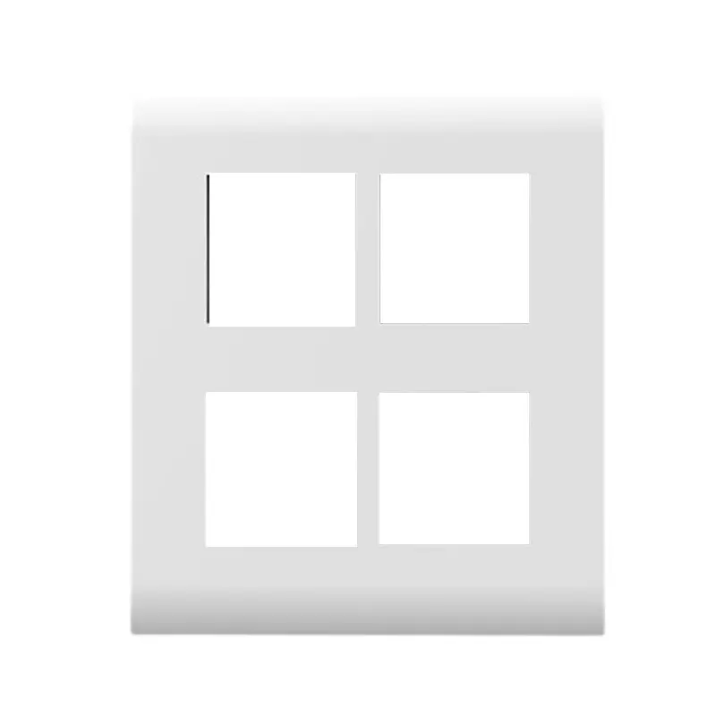 Cona Forte Modular Metal Plate White 8 Modules(Square), ORP 1109 (Pack of 10)