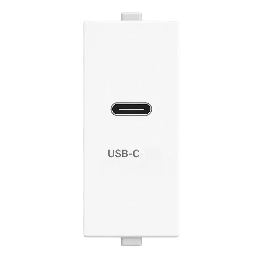 Anchor Rider USB Power Delivery Charger Switch 18 W 1 Module White PVC Plastic for Industrial and Home Use, 47686