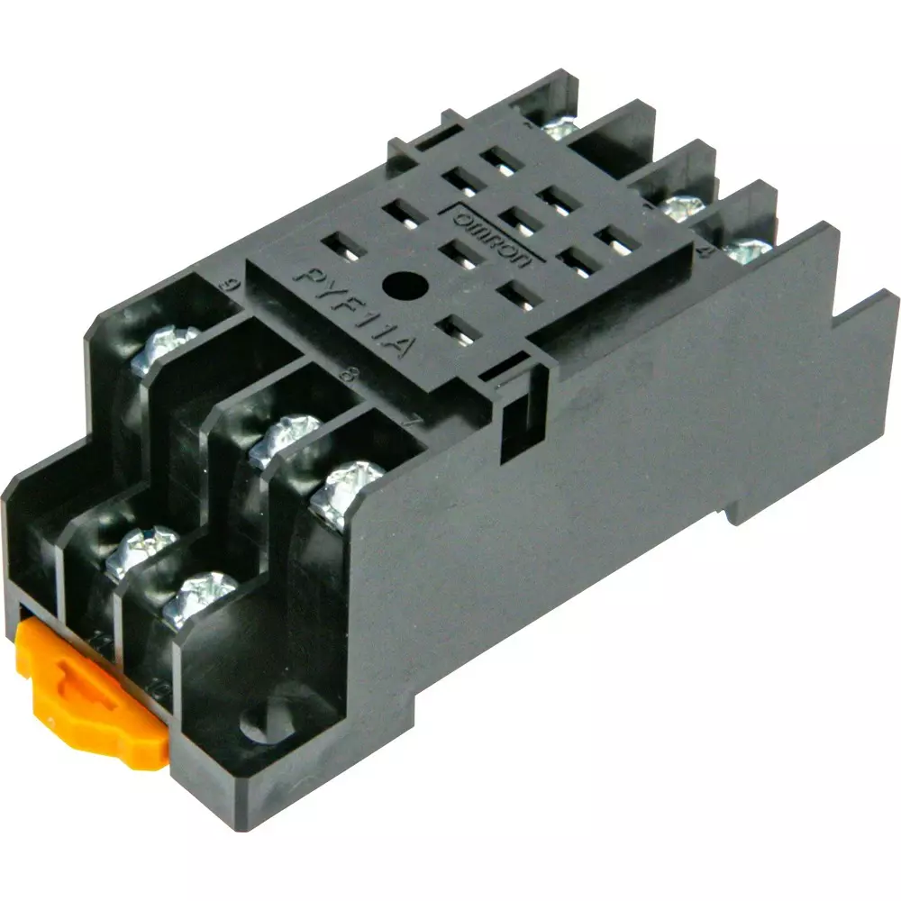 Omron Shared Relay Socket 3-Pole, PYF11A FOR MY