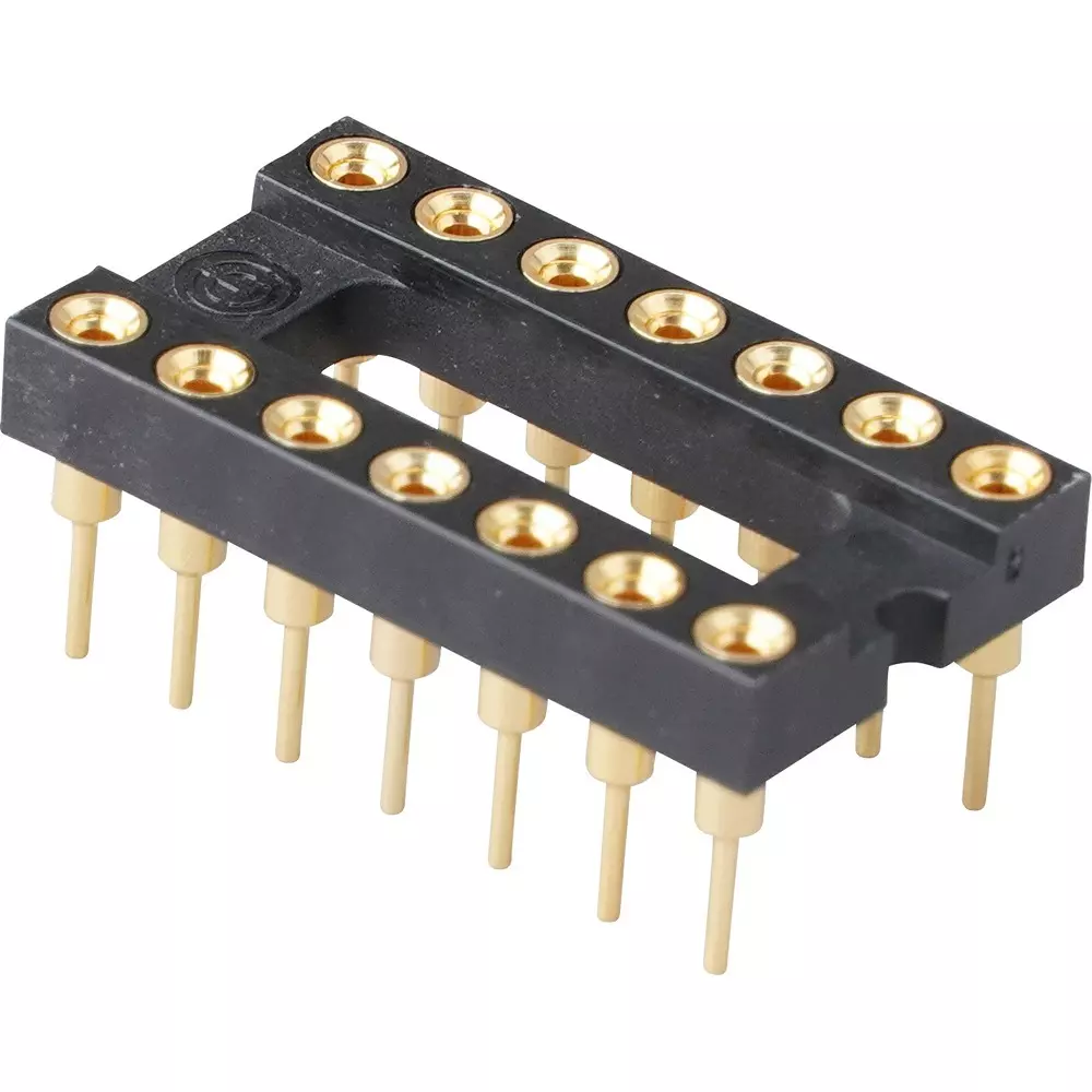 Omron Ic Socket 14-Pole AC 300 V, XR2A-1411-N