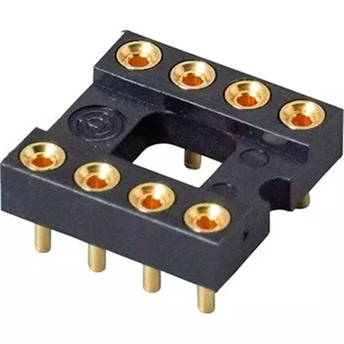 Omron IC Socket Open Frame Type Low Pro Dip terminal 8 Pole, XR2A-0815